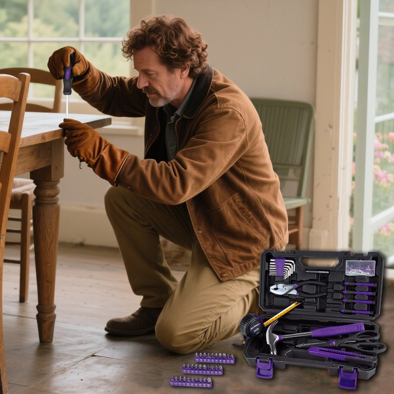 CARTMAN Tool Set General Hand Tool Kit with Plastic Toolbox