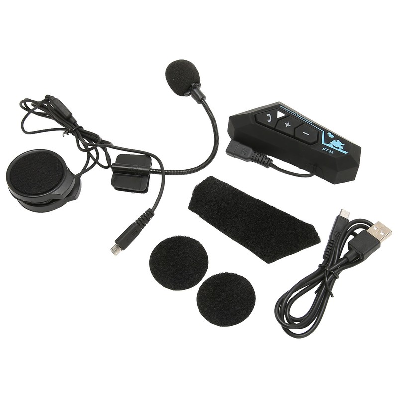 Helmet Bluetooth Headset Multifunctional Noise Reduction Windproof Bluetooth 5.0 Intercom