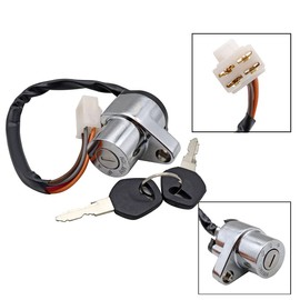 FZJDSD Ignition Key Switch Set Compatible with Suzuki VS800GL Intruder 800 1992-2004 Repalce 37110-38A04 37110-38A01 37110-38A02 37110-38A03