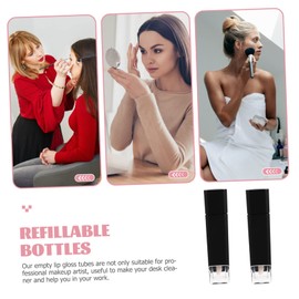 Beavorty 8 Pcs Empty Lipstick Tube Lip Balm for Women Containers Lip Glow Womens Lip Balm Tube Mini Lip Gloss Lipgloss Tubes Bulk Square Miss Vial Plastic