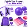 13-Piece Pilates Exercise Kit for Home Workouts – Portable Ball