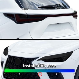 BOGAR TECH DESIGNS Full Headlight Taillight Tint Kit Compatible with Lexus NX 2022-2025, Dark Smoke