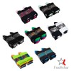 Footstar Ladies and Men's Cotton Socks (10 Pairs) with Contrasting