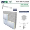 TruFast 2" Plasti-Grip PMF Fastener (250 EA) White Plastic Heavy-Duty