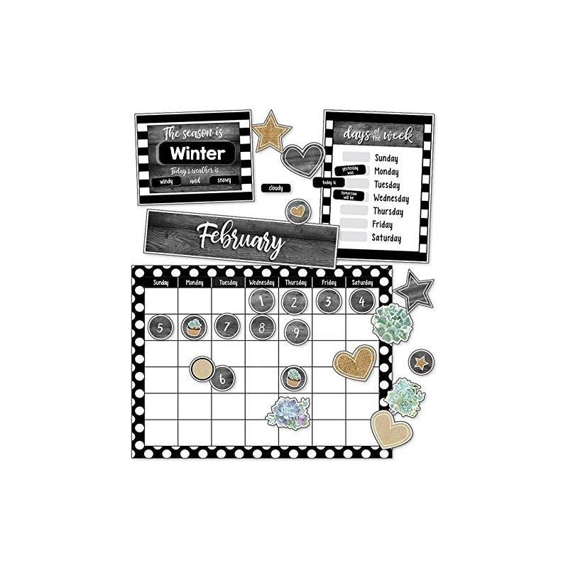 Simply Stylish Calendar Bulletin Board Set