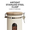 Veken Coffee Sugar Canister with Window, Coffee Lover Gift Set,Airtight