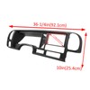 HECASA Double Din Dash Panel Kit Compatible with 1995-2002 GMC