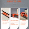 Scribing Ruler Contour Gaug with Lock, Precisely Copy Irregular Shapes