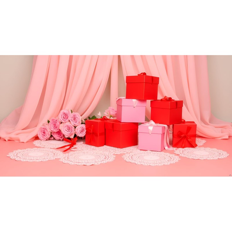 GP SUP Gift Box with Lid & Ribbon for present,