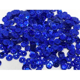 Royal Blue Sequins 6mm 1000/Pkg (Blue)