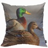 Mugod Ducks Couple Cushion Cover Throw Pillow Covers Green Head