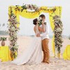 FUHSY Wedding Arch Draping Fabric 1 Panel 0.7M x 6M