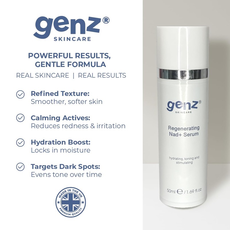 Gen Z London Regenerating NAD Serum with Hyaluronic Acid -