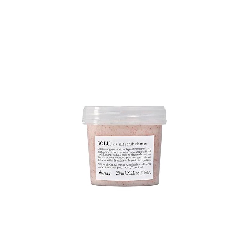 Davines Solu Sea Salt Scrub Cleanser, 8.45 fl. oz.