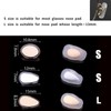 5 Pairs Slip-on Nose Pads Covers,Soft Silicone Eyeglasses Nosepads Anti-Slip