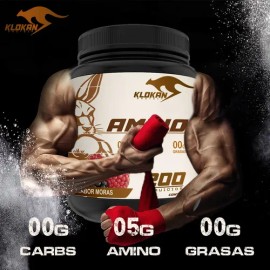 Aminoácidos En Polvo Klokan 1kg 200 Servicios Varios Sabores                                                                                          