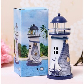 Lighthouse decor garden statue Mediterranean decor