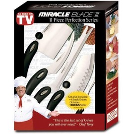 Miracle Blade III Perfection Series 11-Piece Knife Set (Retail Box)
