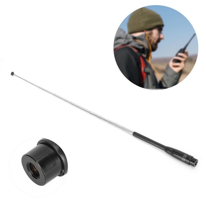 Na771r Telescopic SMAM 144/430mhz DualBand Antenna for wouxun tyt thuvf9