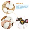 Kisangel Chicken Coop Eggs: 30Pcs White Fake Eggs, DIY Crafts,