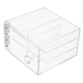 Baluue Box Acrylic Storage Box Lash Packaging Eyelash Storage Case Eyelash Case Holder Lash Storage Holder Lash Organizers and Storage Lash Containers Lash Holder Case Lash Cases