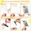 Shoyisenka 2 Pcs Magnetic Car Picture Holder, 2.5x3.6 Inch Acrylic