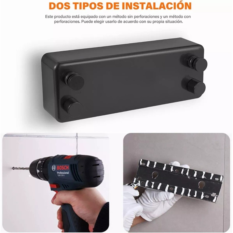 DIJIA Tendederos Plegables Tendedero Retráctil De Pared 2 Líneas