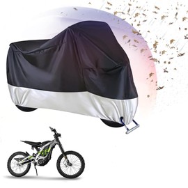 URLWALL Motorcycle Dirt Bike Cover All Season for Sur Ron Light Bee X and S Segway X160 X260, Waterproof Sun Outdoor Protection Durable Cover with Storage Bag & Safety Lock Holes