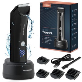 Berdsen Men's Electric Beard Trimmer with 4 Comb Attachments 3-12 mm Black