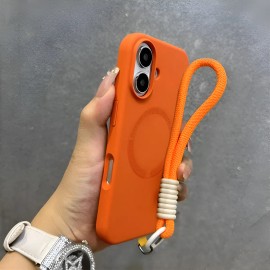 Funda De Teléfono Para Air Pro Max 17, Silicona Líquida, Forro De Microfibra, Funda De Pulsera Inalámbrica