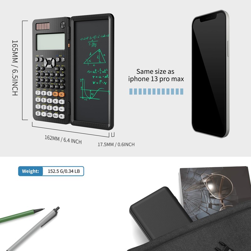 Scientific Calculators for Students 991ES Office Calculators Desktop, ROATEE 4-Line