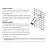 Westbrass 1/2" IPS x 10" Shower Arm with Sure Grip