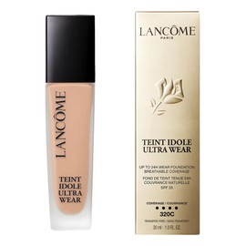 Lancme Teint Idole Ultra Wear  Base de Maquillaje Mate, Cobertura Completa y Transpirable, Acabado Mate Natural, con Vitamina E, Ácido Hialurónico,