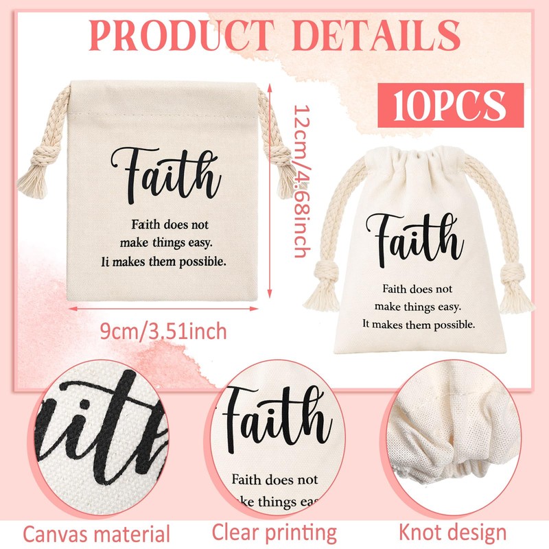 Kenning 20 Pcs Church Gifts for Women Christian Faith Cross