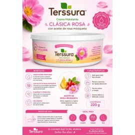 Terssura Crema Hidratante Clasica Rosa Aceite Rosa Mosqueta
