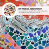 VILLCASE Ceramic Mosaic Tiles, Broken Ceramic Tiles Pieces Glazed Tiles,