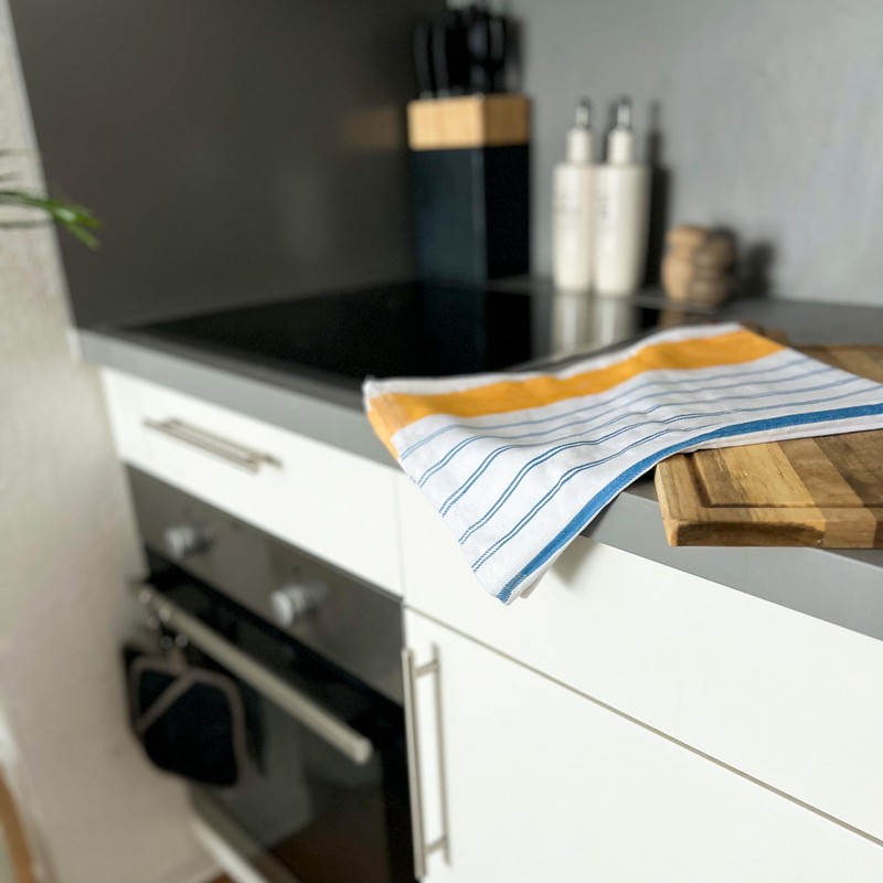 ZOLLNER Set of 5 Tea Towels 50 x 70 cm