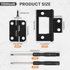 YiiHHooN Non-Mortise Door Hinges, 20 Pcs Small Bifold Door Hinges