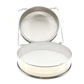 Goodland Bee Supply Food Grade 304 Double Sieve Stainless Steel Bucket Top Honey Strainer, Filter for Honey processing/Extraction and Filter