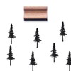 Pine Tree Rubber Stamp, 1-1/3 Medium Stamp for Scrapbooking Card