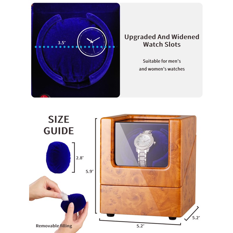 NENGKAFU Single Watch Winder for Automatic Watches