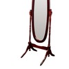 TREATLIFE HOME 59.25" Tall Standing Wooden Floor Mirror with Adjustable