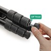 Rigych 6 PCS Rubber Tripod Foot Spike, 3/8”-16 Thread Anti-Slip