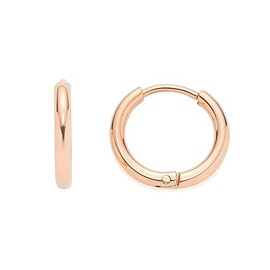 Leonardo 32022356 Women's Creole Earrings Stainless Steel, Stainless Steel, No Gemstone