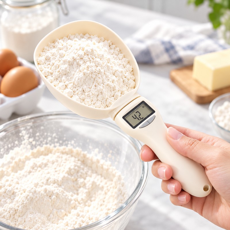 Digital Food Measuring Spoon Scale with LED Display 28.2 oz