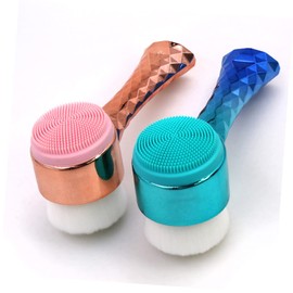 FOMIYES Portable Skin Care Massage Tool Gentle Facial Brush Soft Bristles for Women Ladies Easy to Use Lightweight Suitable for Face Body