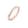 Elli Ring Damen Pinky Achteck Form Geo Look in 925