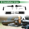 X AUTOHAUX 7/8" 22mm 15/16" 24mm Motorcycle Hand Grips Cover