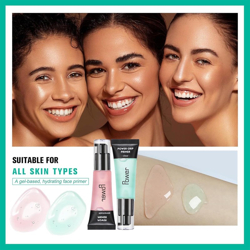 Hydrating Face Primer with Hyaluronic Acid - Gel-Based Makeup Primer