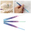 EMSea 9PCS Mermaid Crochet Hooks Set Extra Long Crochet Needles